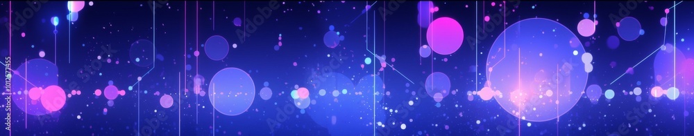 Poster digital background for technology: versatile design featuring ai, data, audio, and graphics elements