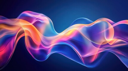 Abstract Colorful Wave