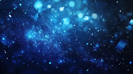 Fototapeta premium Abstract Blue Sparkle Background