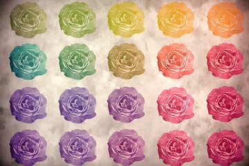 seamless pattern with roses