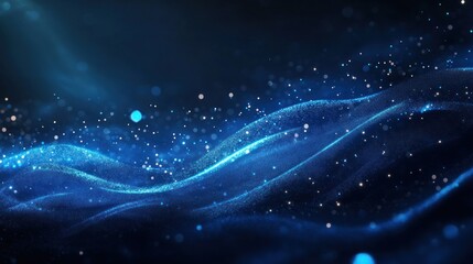 Fototapeta premium Abstract Blue Wave