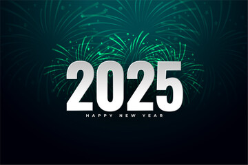 happy new year 2025 celebration background design