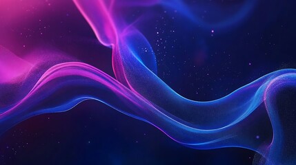 Obraz premium Abstract Blue and Pink Swirling Lights