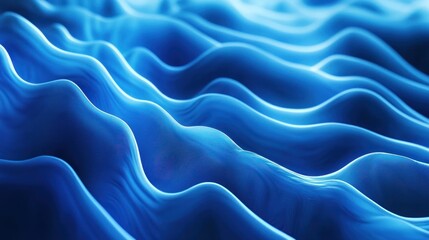 Obraz premium Abstract Blue Waves