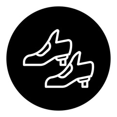 Pilgrim Shoes Vector Icons