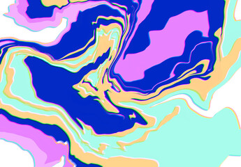 blue, yellow, pink and green background