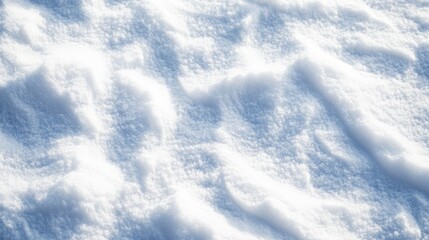 Obraz premium Close-Up of Freshly Fallen Snow