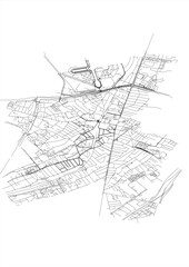 vector of an Antony Paris France city