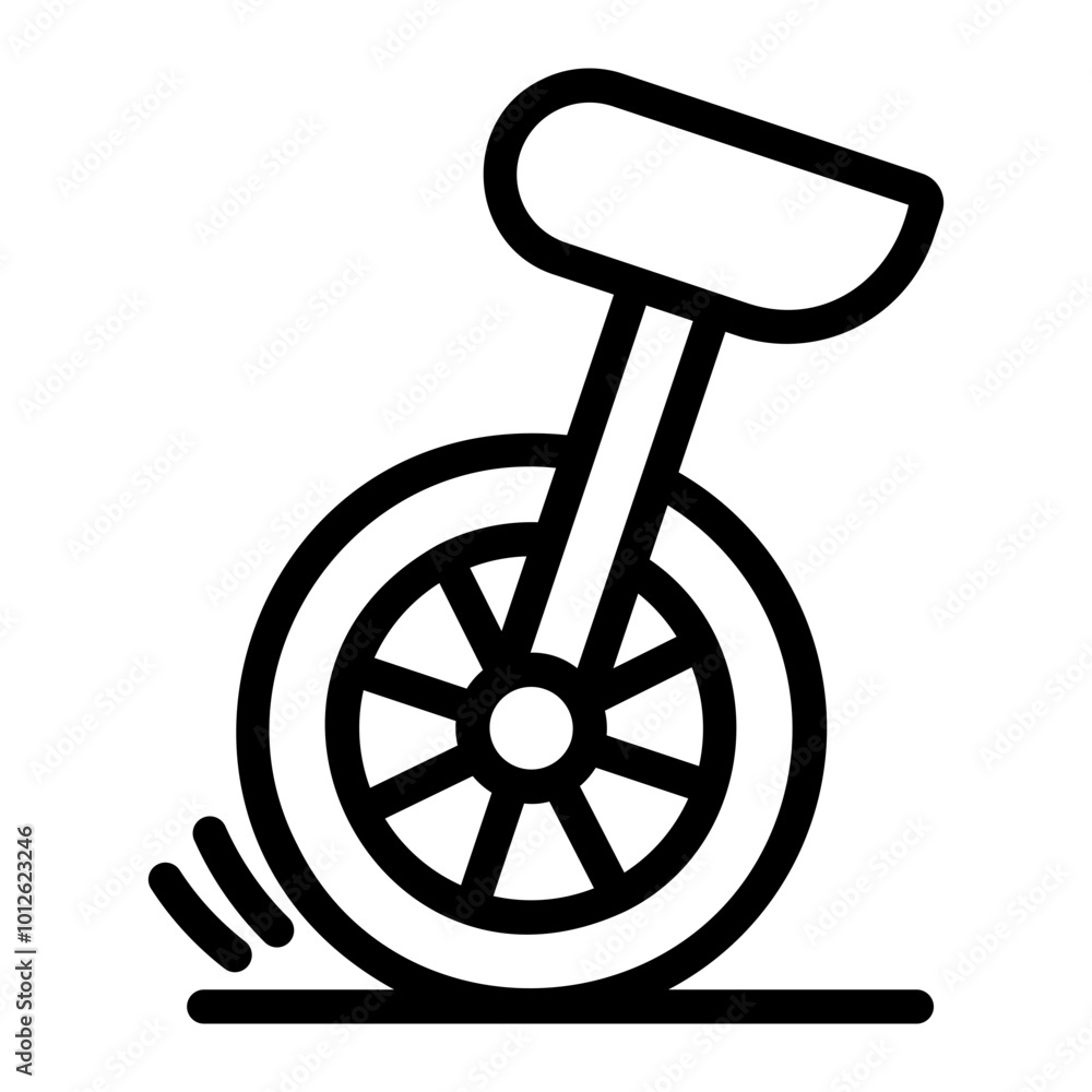 Poster unicycle