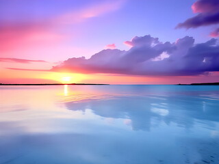 Naklejka premium View with Gentle and Cool Breeze