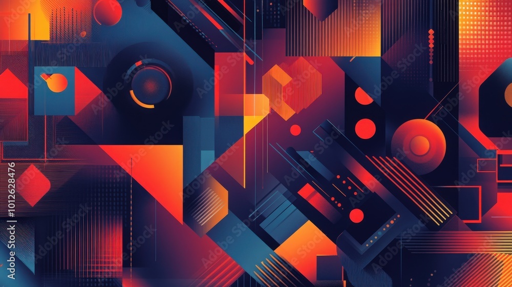 Poster refined technology pattern art with clean graphics and geometric designs. ideal for conveying a mode