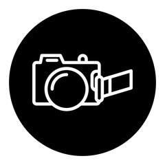 Mirrorless Camera Vector Icons