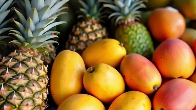 pineapple and Mangoes 