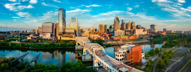 Fototapete Skyline Nashville Panorama  © Richard