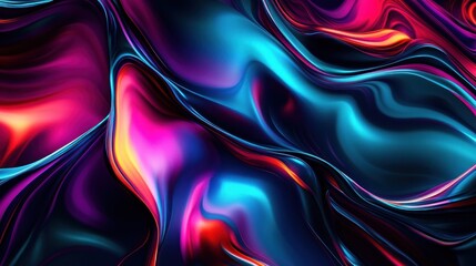 Obraz premium Abstract Swirling Colors
