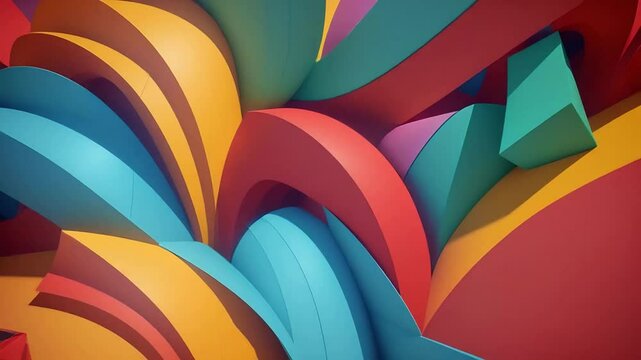 Modern 3D Abstract Paper Cut Background for Flyers, Posters, and Professional Presentations