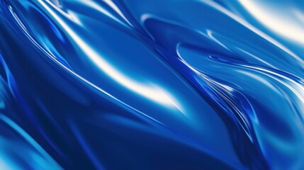 Abstract Blue Swirls