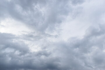 blue sky and white cloud background, cloudy in rainny season