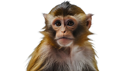 Obraz premium Close up monkey cut out no background 