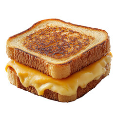 Grilled Cheese Sandwich front facing white background