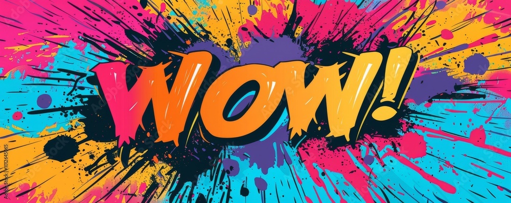 Poster abstract pop art background featuring 