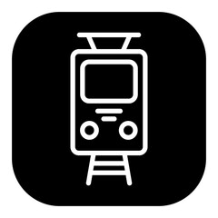 Tram Vector Icons