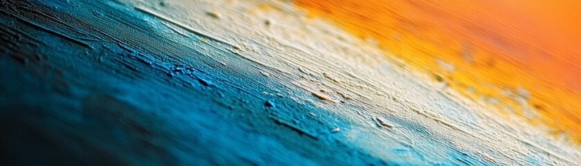 Abstract Blue  White  and Orange Texture Background