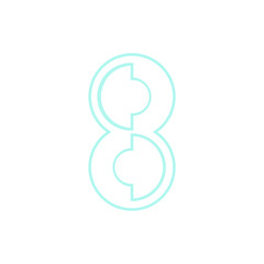 Monogram 8. Number 8. Number 8 design logo. Monogram letter mark 8 logo design. Monogram design vector logo. Monogram number 8 logo design. Simple number 8 monogram. Monogram 8 design logo.