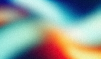 Soft blue red orange color light leaks grainy gradient texture backdrop design, Vibrant glowing neon colors noisy texture effect banner, poster and header