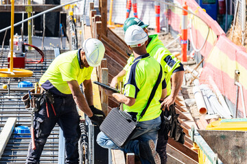 workers at site