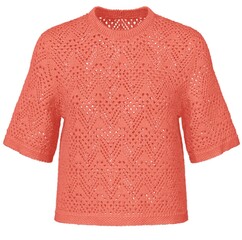 Fototapeta premium Knitted winter sweater with snowflake isolated on white background. 3d rendering. 3D