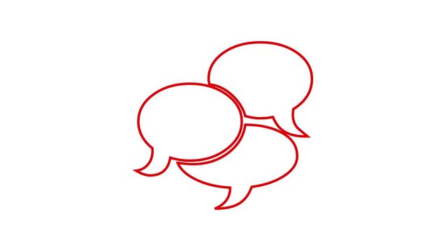 Neon Message box icon.   Led light talking bubble. tex box icon. 