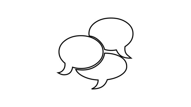 Neon Message box icon.   Led light talking bubble. tex box icon. 