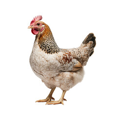 chicken isolated on white