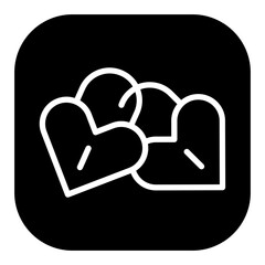 Wedding Padlock Vector Icons