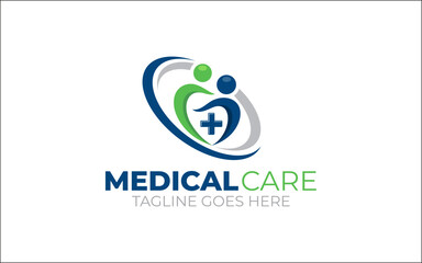 Illustration graphic vector of health and medical care logo design template