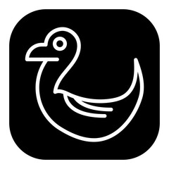 Obraz premium Duck Toy Vector Icons