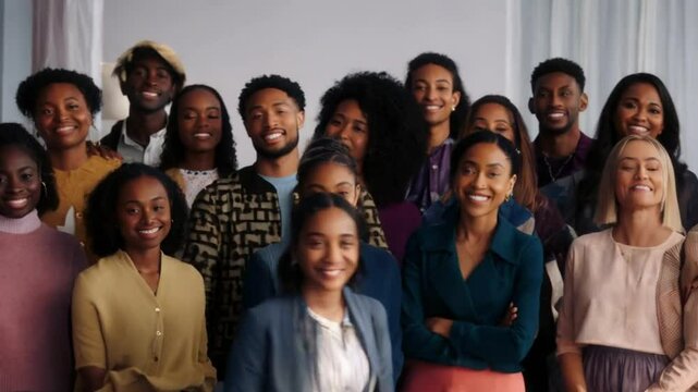 Diverse Group of Confident and Successful African Individuals: Portraying Teamwork, Leadership, and Community in a Professional Setting