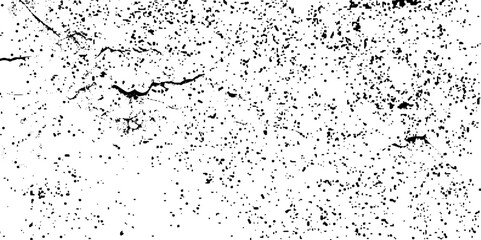 Dark Messy Dust Overlay Distress Background. Grunge Black And White Urban Vector Texture Template.