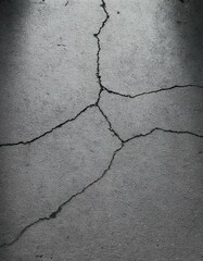 Obraz premium cracked concrete wall
