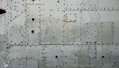 metal wall concept fuselage airplane