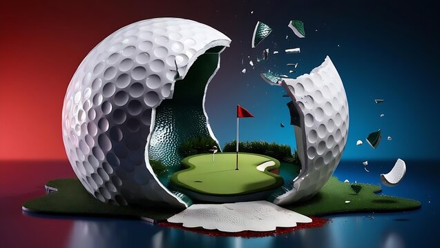 Tee Time Artistry: Creative Visuals for Golf Enthusiasts