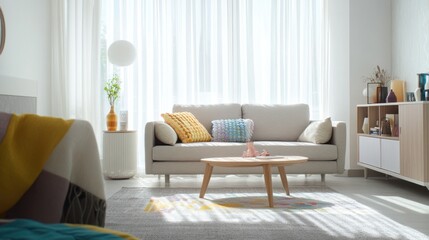 Modern Living Room Interior Design with Minimalist Decor