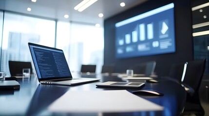 A business meeting or workshop where professionals are actively involved in strategic discussions and analysis