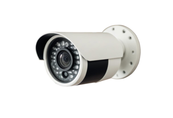 Security Camera Isolated on Transparent Background