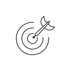 target icon, goals icon, vision and mission icon, target icon