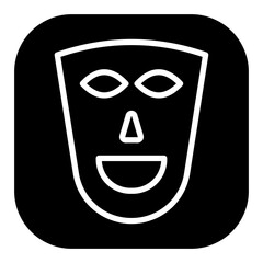 Theatre Mask Vector Icons