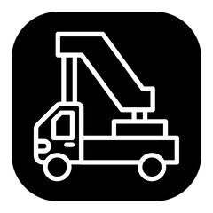 Ladder Truck Vector Icons