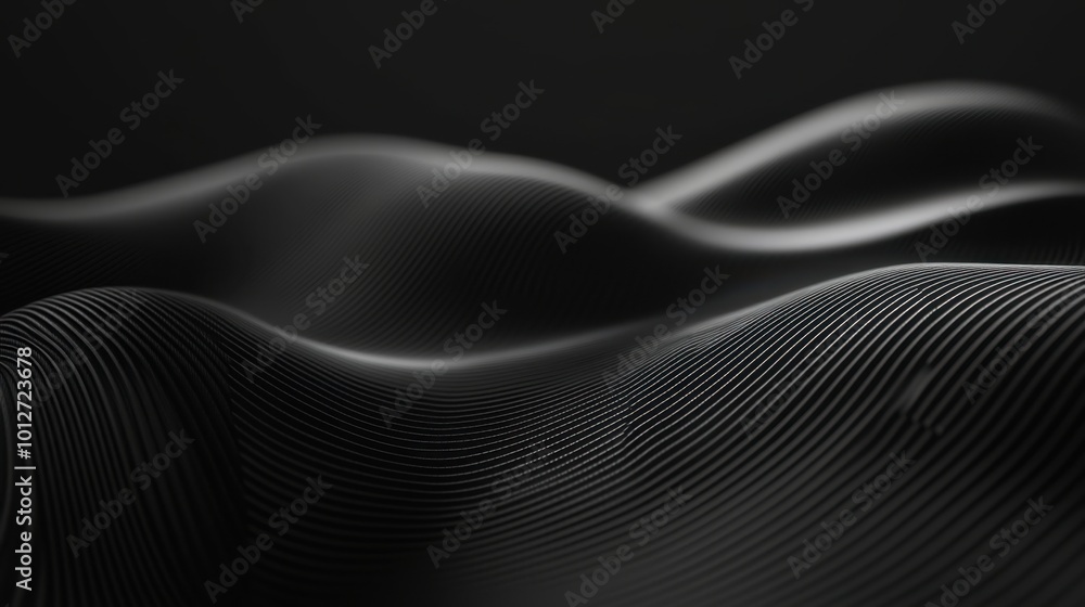 Poster sleek black background with subtle texture and empty copy space, perfect for a professional business