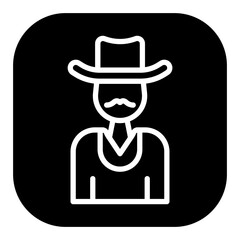 Cowboy Vector Icons